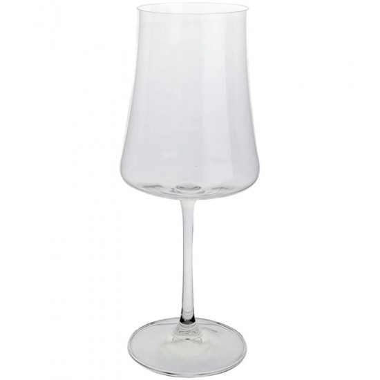 Jogo 6 Taças 360ml Para Vinho Branco Xtra Em Cristal Ecologico 23,5cm
